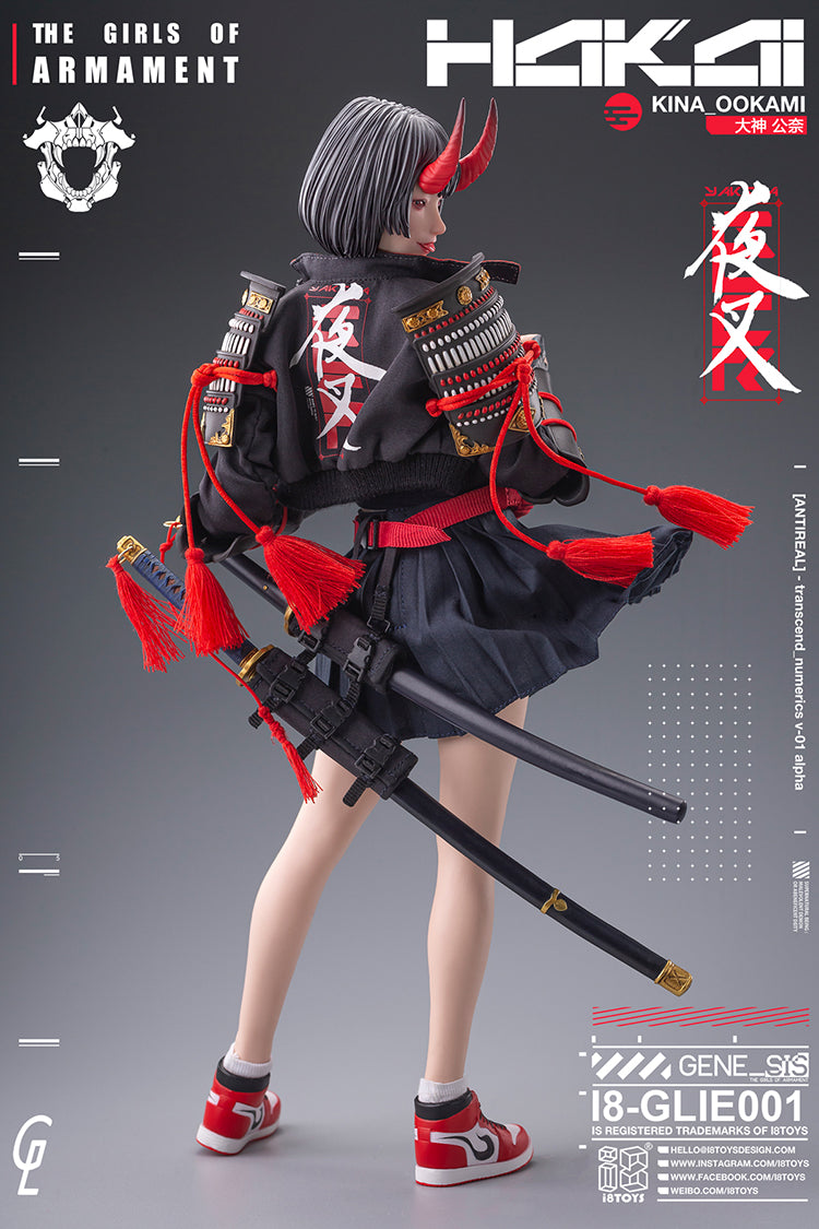 I8TOYS x Gharliera "THE GIRLS OF ARMAMENT" I8-GLIE001 OOKAMI KINA 1/6 SCALE ACTION FIGURE