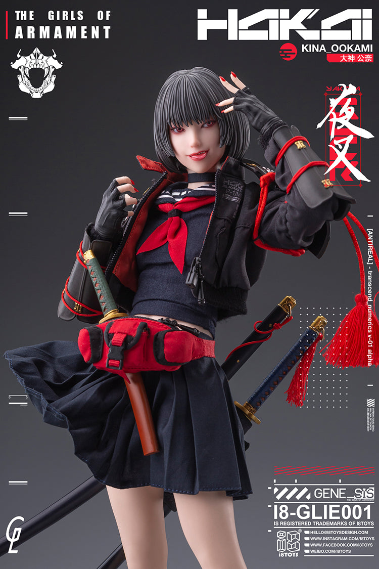 I8TOYS x Gharliera "THE GIRLS OF ARMAMENT" I8-GLIE001 OOKAMI KINA | 1/6 SCALE