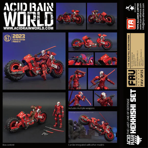 TOYS ALLIANCE LIMITED "ACID RAIN" 1/18 SCALE FAV-SP25 BLOOD KNIGHT SET
