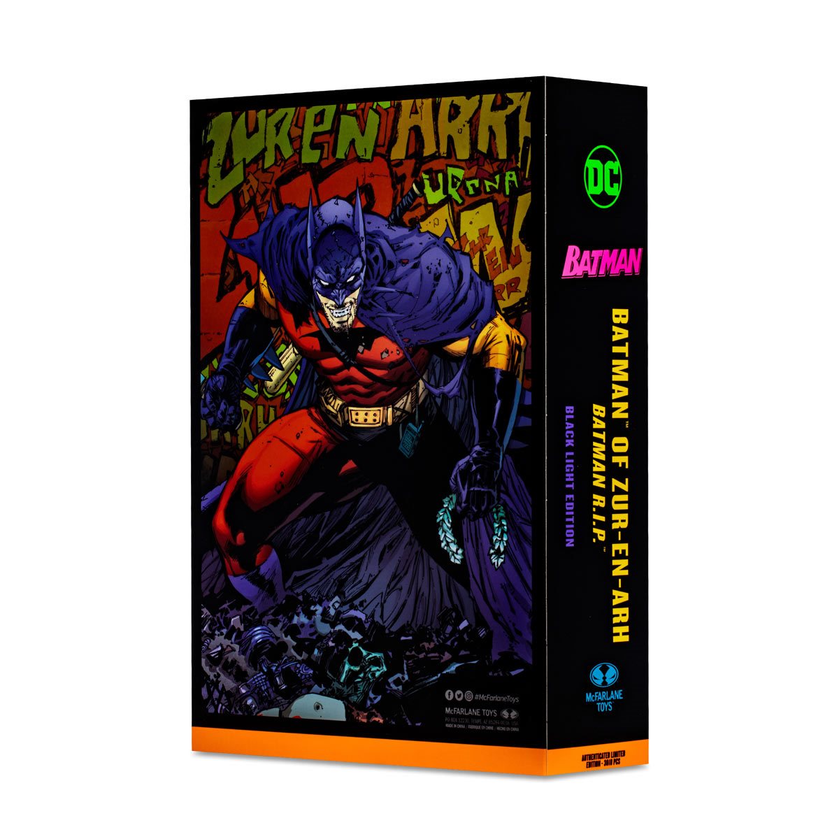 DC Multiverse Batman of Zur-En-Arh Black Light Gold Label Action Figure | Exclusive