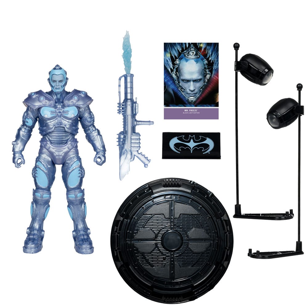 DC Multiverse Batman and Robin | Mr. Freeze Black Light Gold Label Exclusive