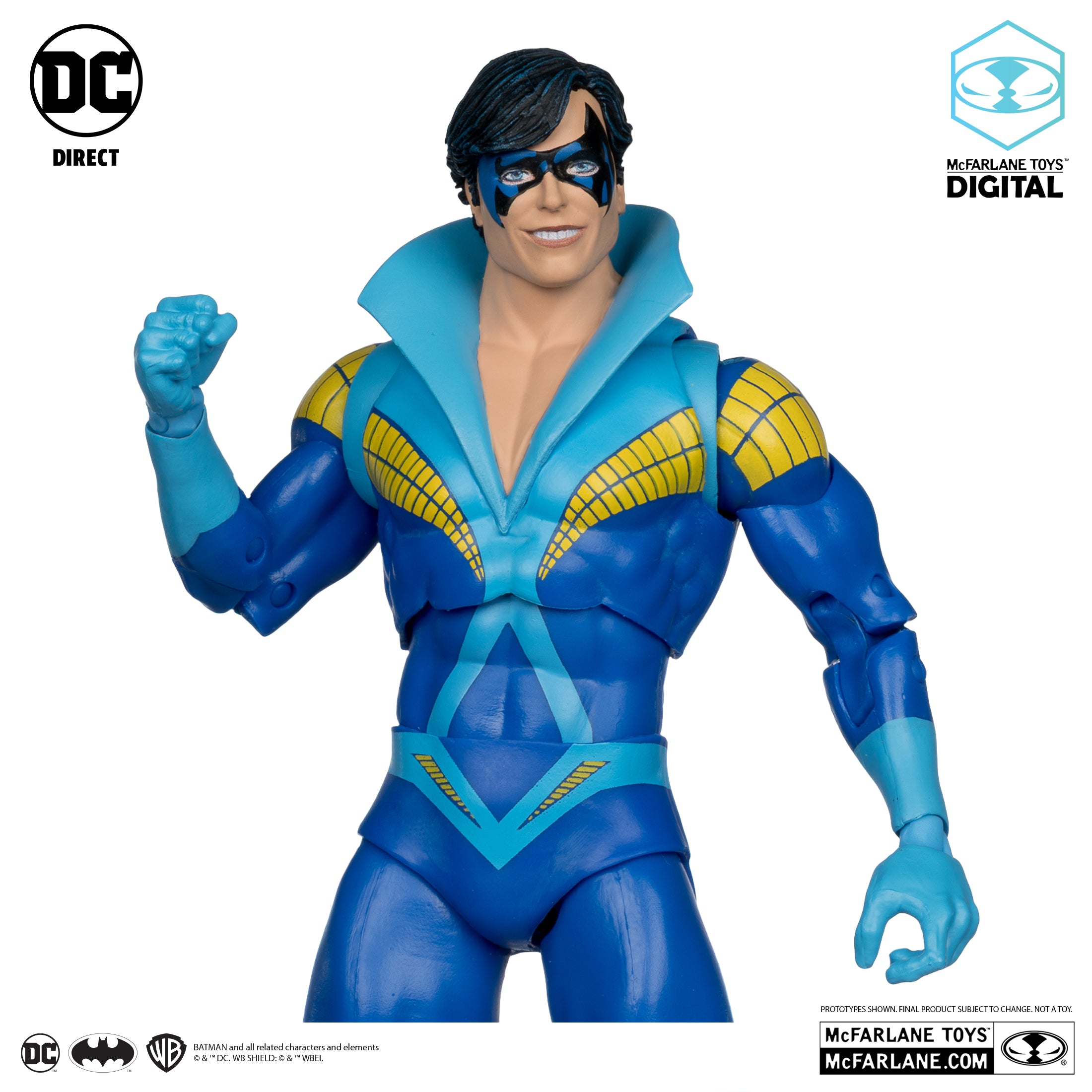 Nightwing Action Figure – DC Multiverse | The New Teen Titans | 7-Inch Collectible