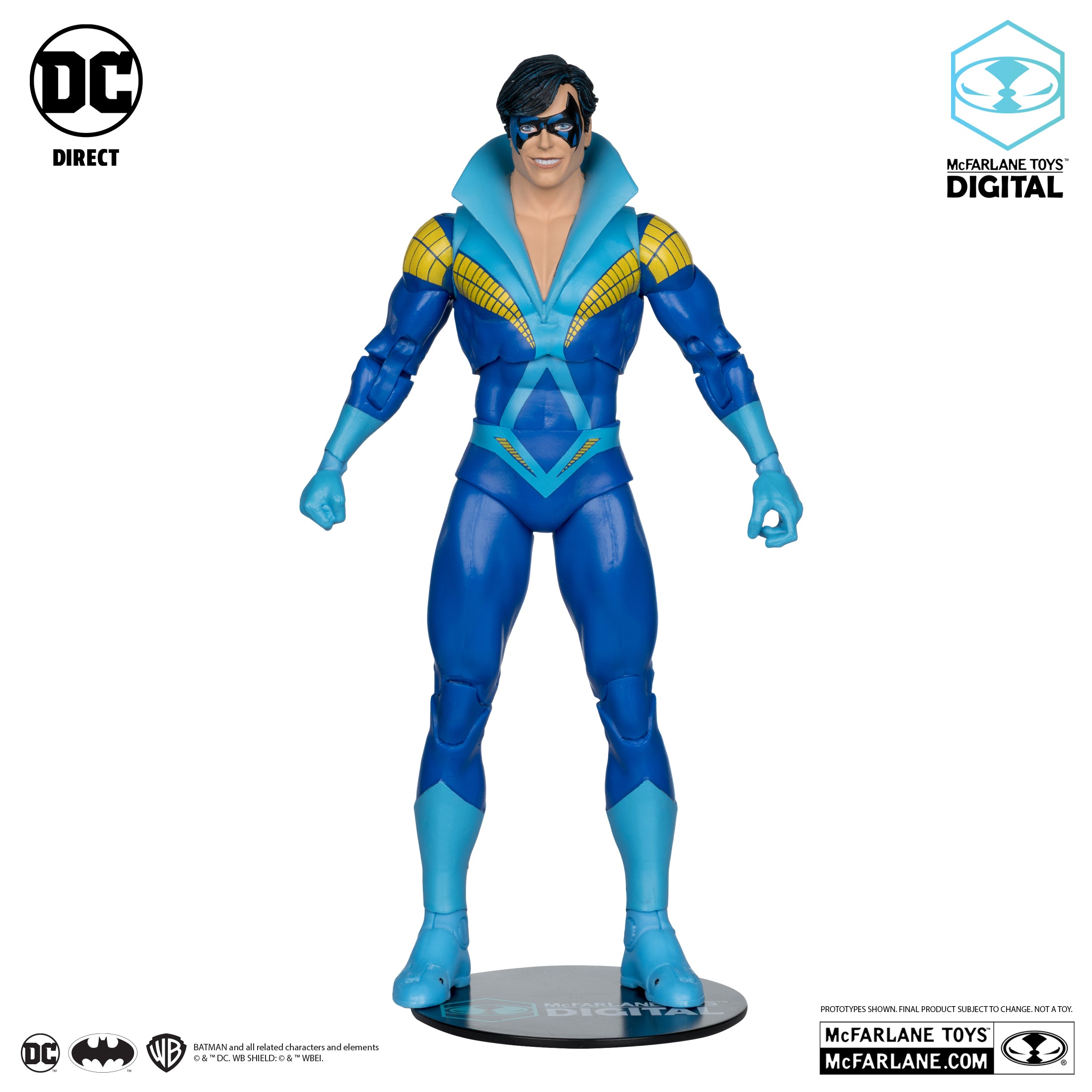 Nightwing Action Figure – DC Multiverse | The New Teen Titans | 7-Inch Collectible