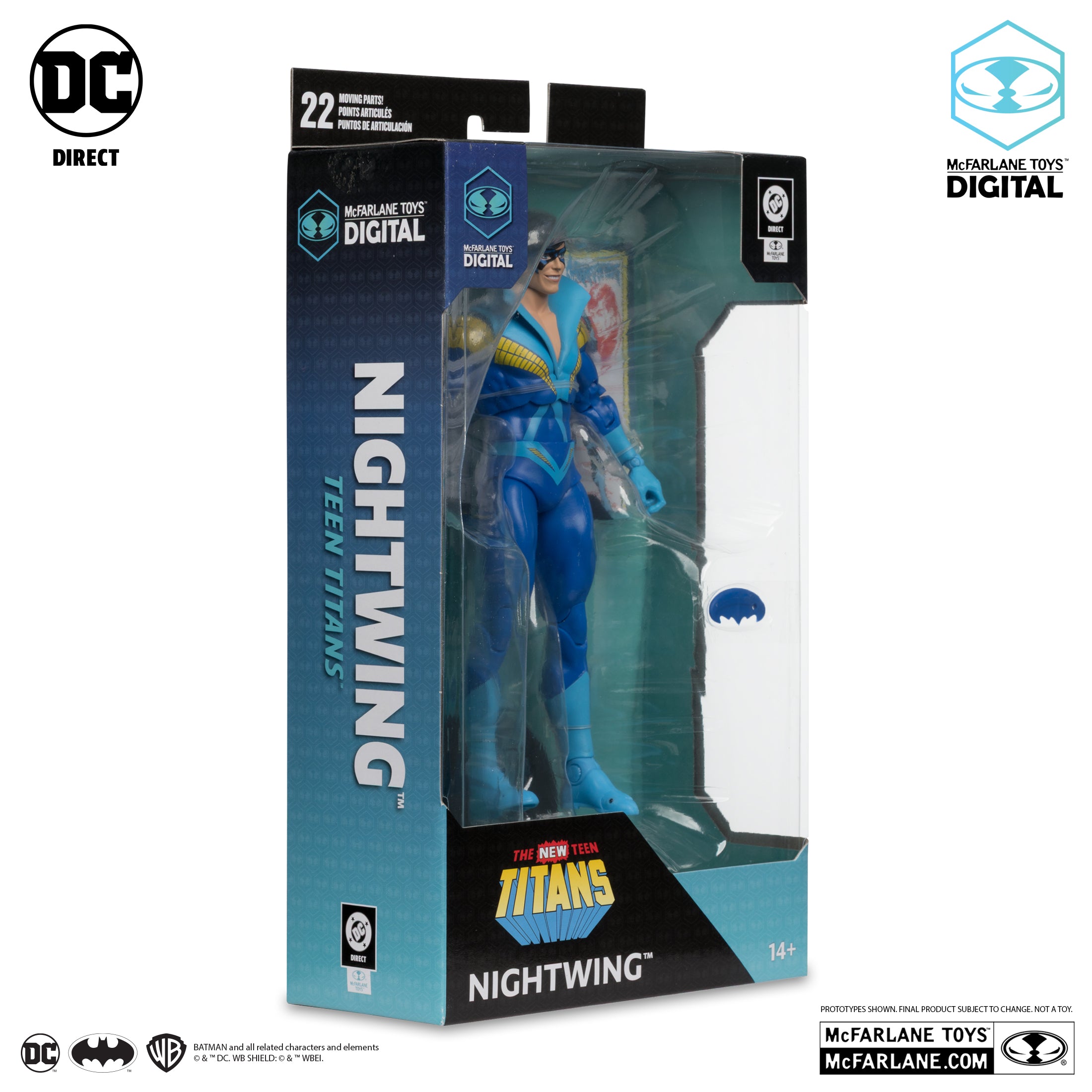 Nightwing Action Figure – DC Multiverse | The New Teen Titans | 7-Inch Collectible