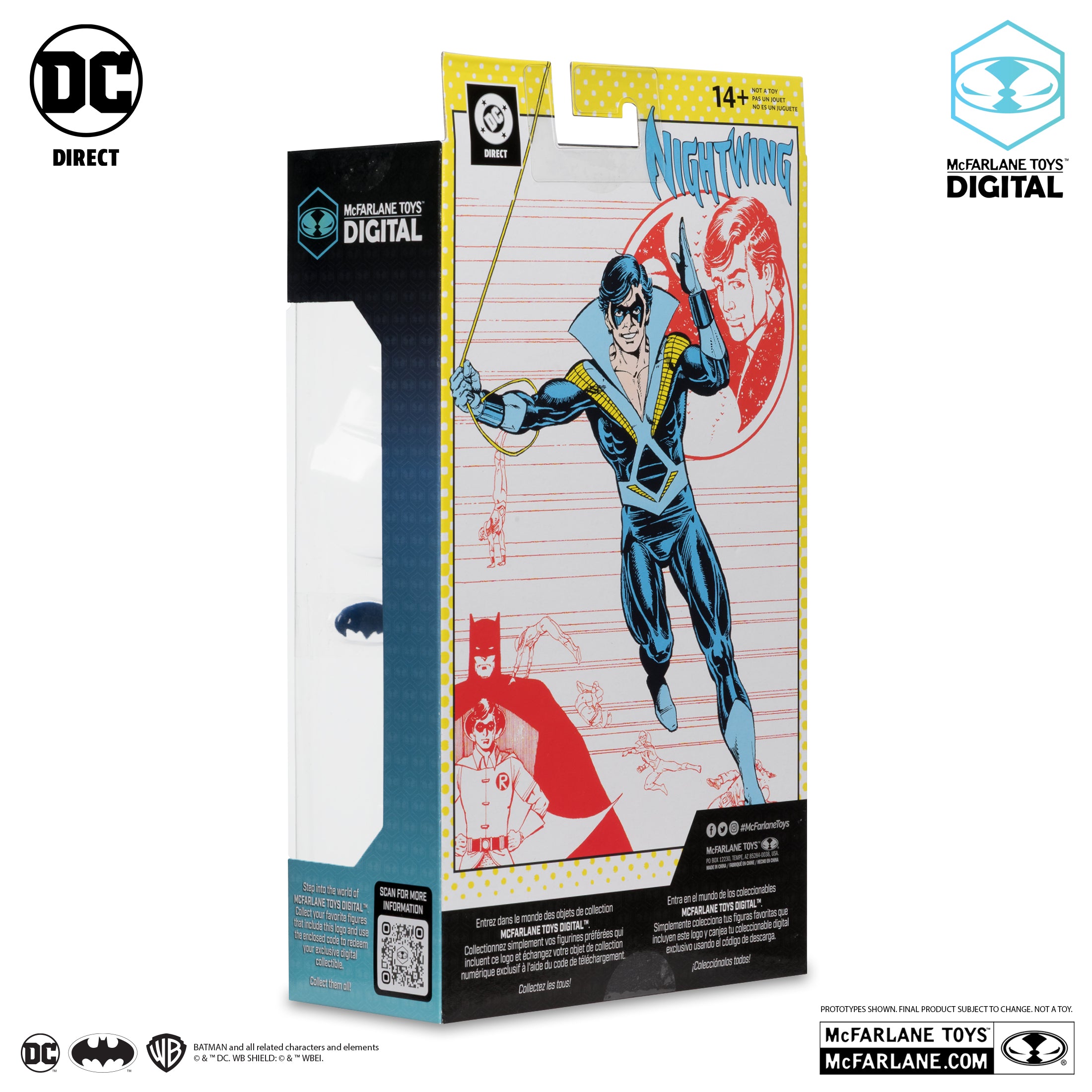 Nightwing Action Figure – DC Multiverse | The New Teen Titans | 7-Inch Collectible