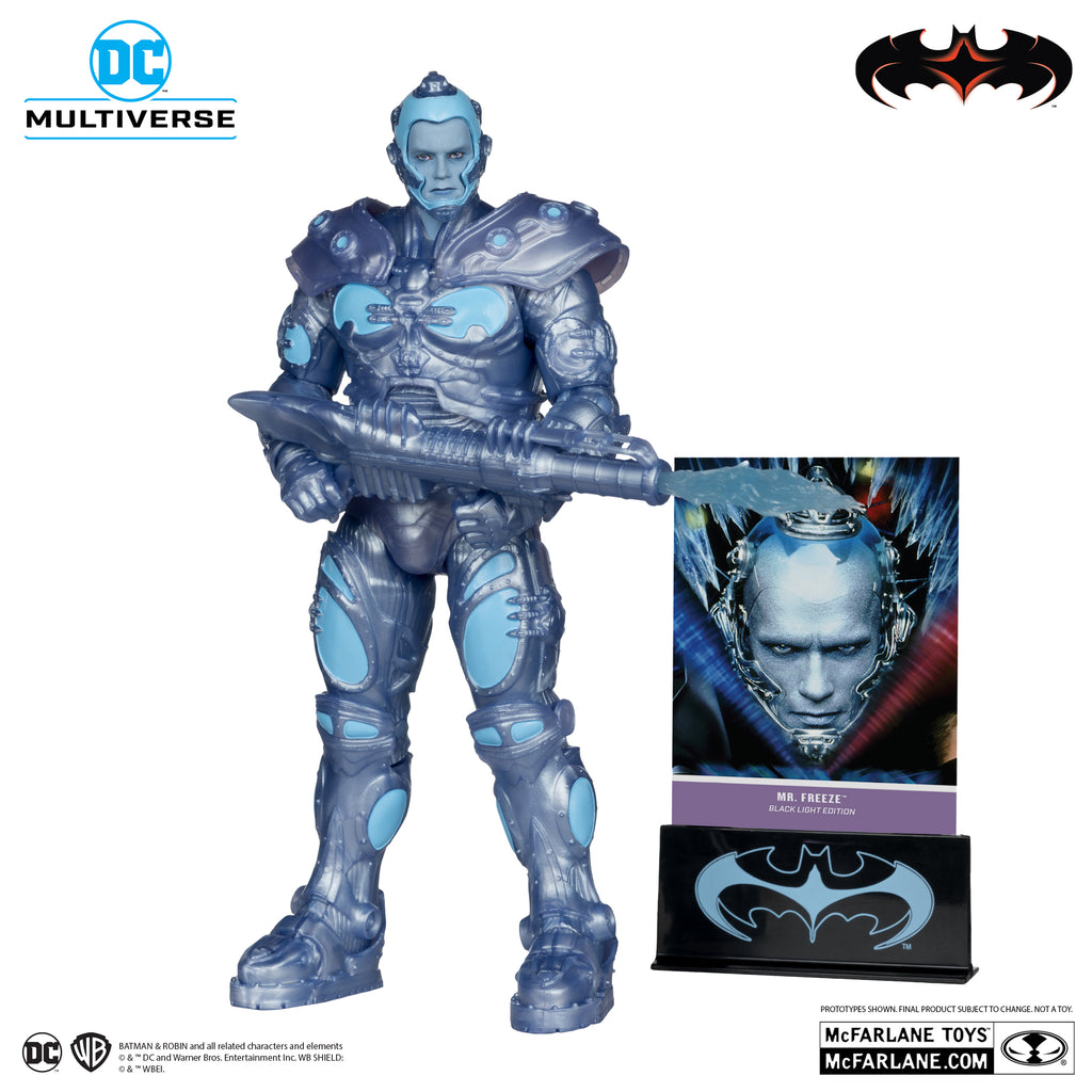 DC Multiverse Batman and Robin | Mr. Freeze Black Light Gold Label Exclusive