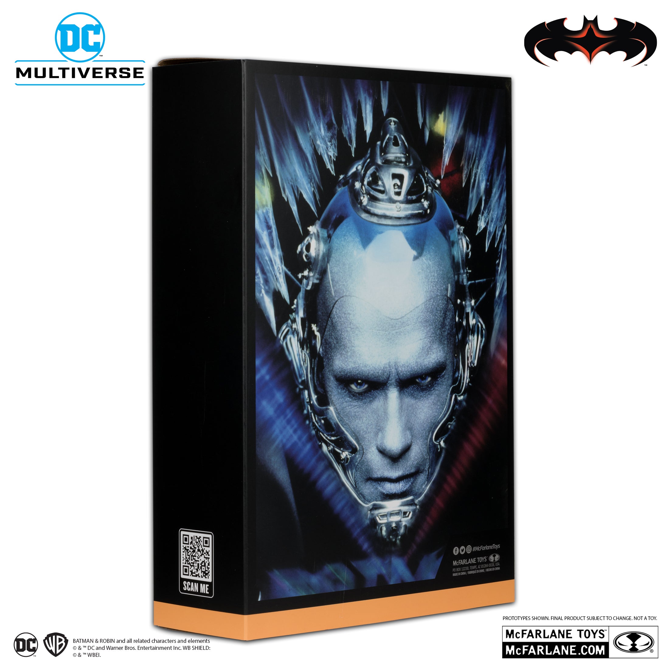 DC Multiverse Batman and Robin | Mr. Freeze Black Light Gold Label Exclusive