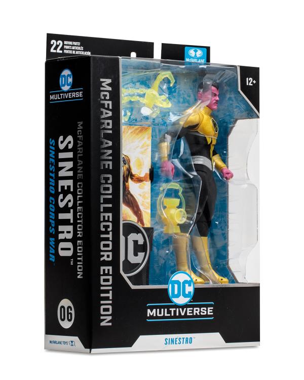 Sinestro Corps Wars DC Multiverse Collector Edition Sinestro Action Figure