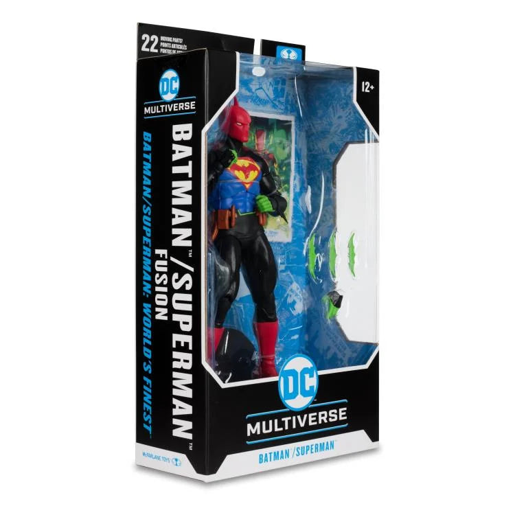 Batman/Superman: World's Finest DC Multiverse Batman/Superman Fusion Action FIgure