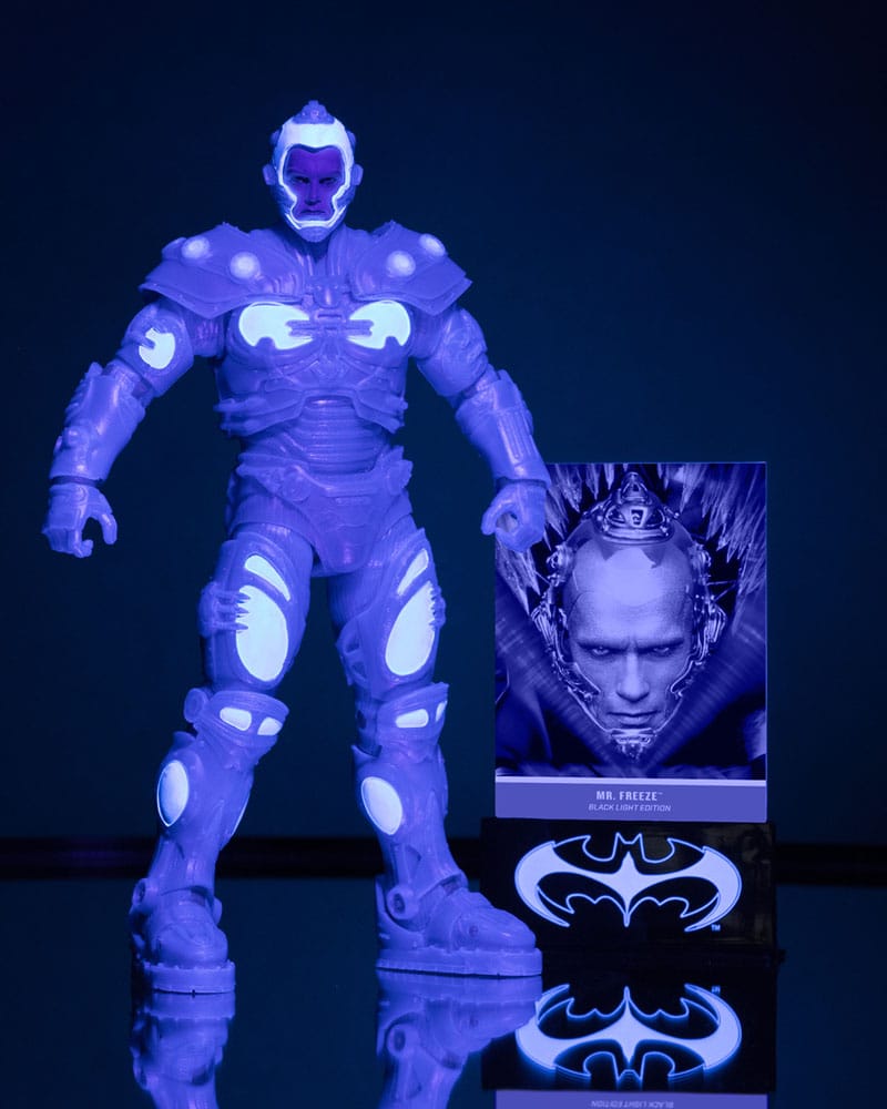 DC Multiverse Batman and Robin | Mr. Freeze Black Light Gold Label Exclusive