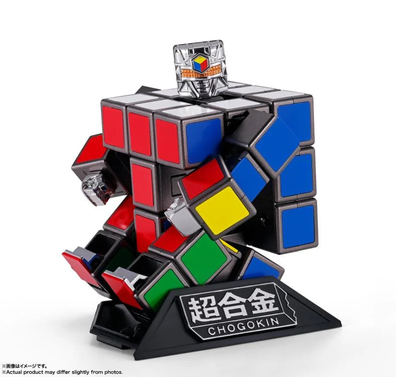Figura de acción de Robo Chogokin en forma de cubo de Rubik