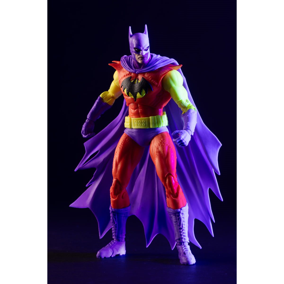 DC Multiverse Batman of Zur-En-Arh Black Light Gold Label Action Figure | Exclusive
