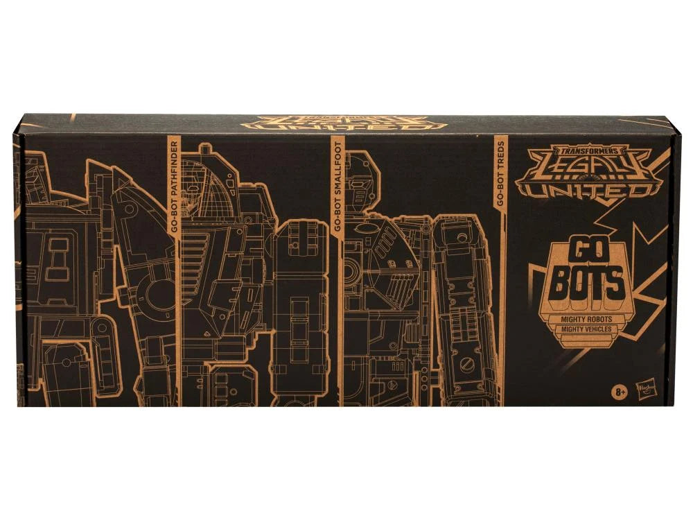Figuras Legacy United de Transformers Gen Selects: paquete de 3 Guardianes Go-Bot Deluxe