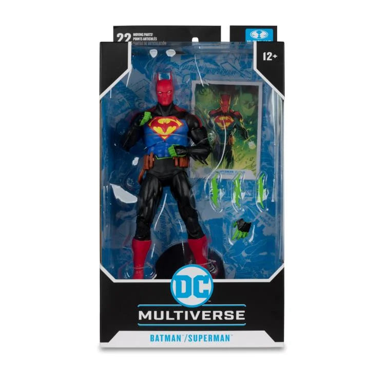 Batman/Superman: World's Finest DC Multiverse Batman/Superman Fusion Action FIgure