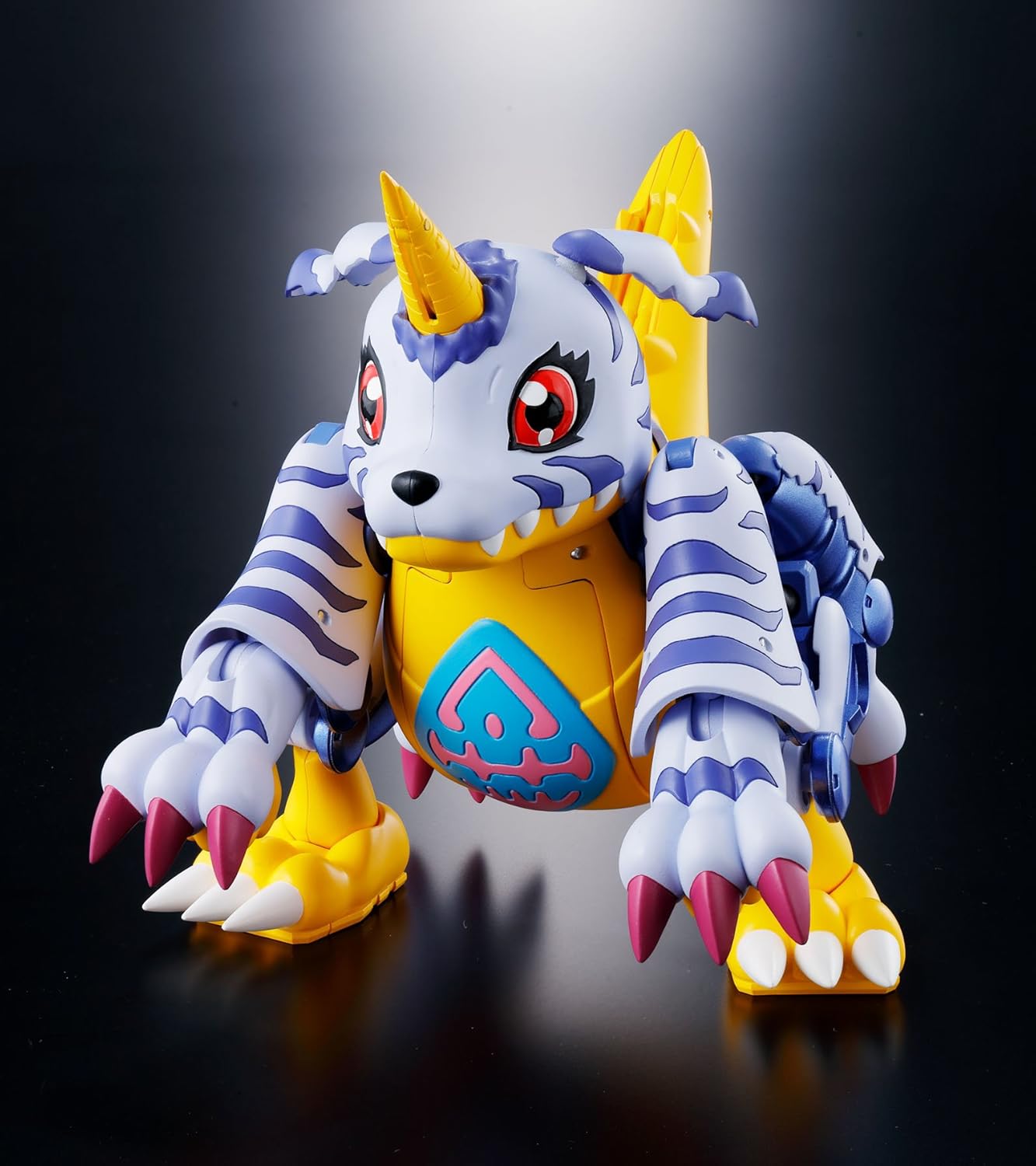 Tamashii Nations Bandai Digivolving Spirits 02 Metal Garurumon (Gabumon) Digimon Adventures Action Figure