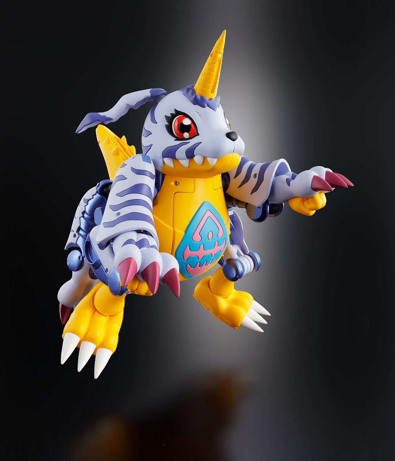 Tamashii Nations Bandai Digivolving Spirits 02 Metal Garurumon (Gabumon) Digimon Adventures Action Figure