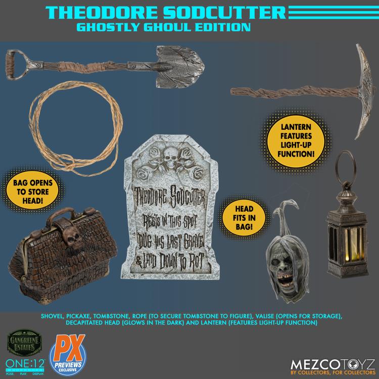 MEZCO ONE:12 Collective: Gangreene Estates Theodore Sodcutter | PX Previews Exclusive-11