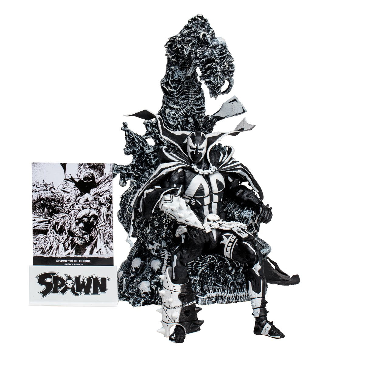 Spawn with Throne Sketch Edition Gold Label 7-Inch Scale Action Figure | No Autograph | Exclusive-6
