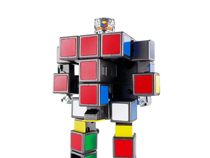 Figura de acción de Robo Chogokin en forma de cubo de Rubik