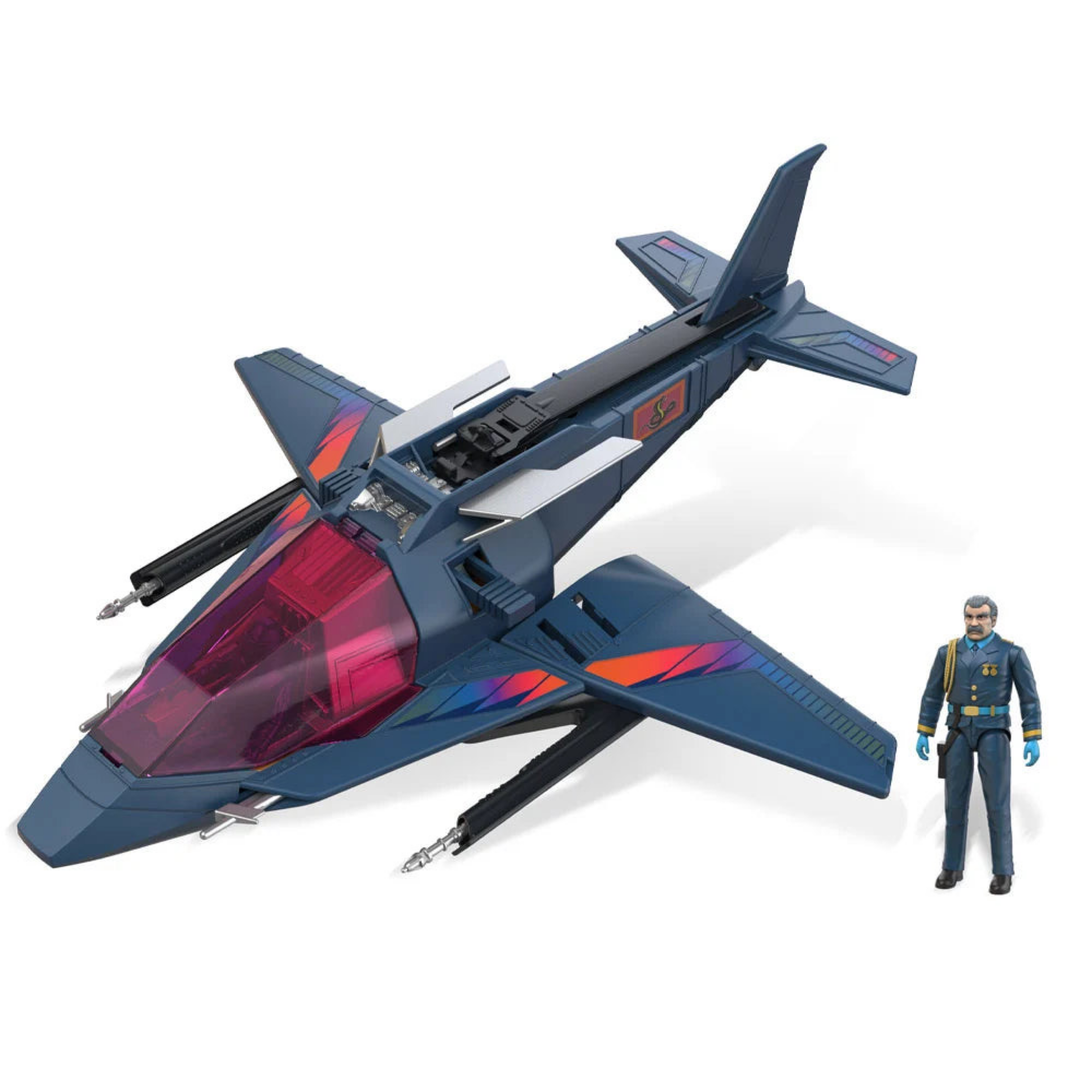 M.A.S.K. High Tech Helicopter Vehicle & Miles “Wolf” Mayhem Set | Preorder