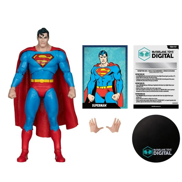 DC: The Silver Age Superman 7" Action Figure (With Digital Code) | 1 Per Customer