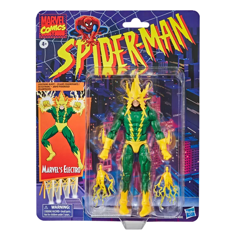 Spider-Man Marvel Legends Retro Collection Marvel's Electro Action Figure