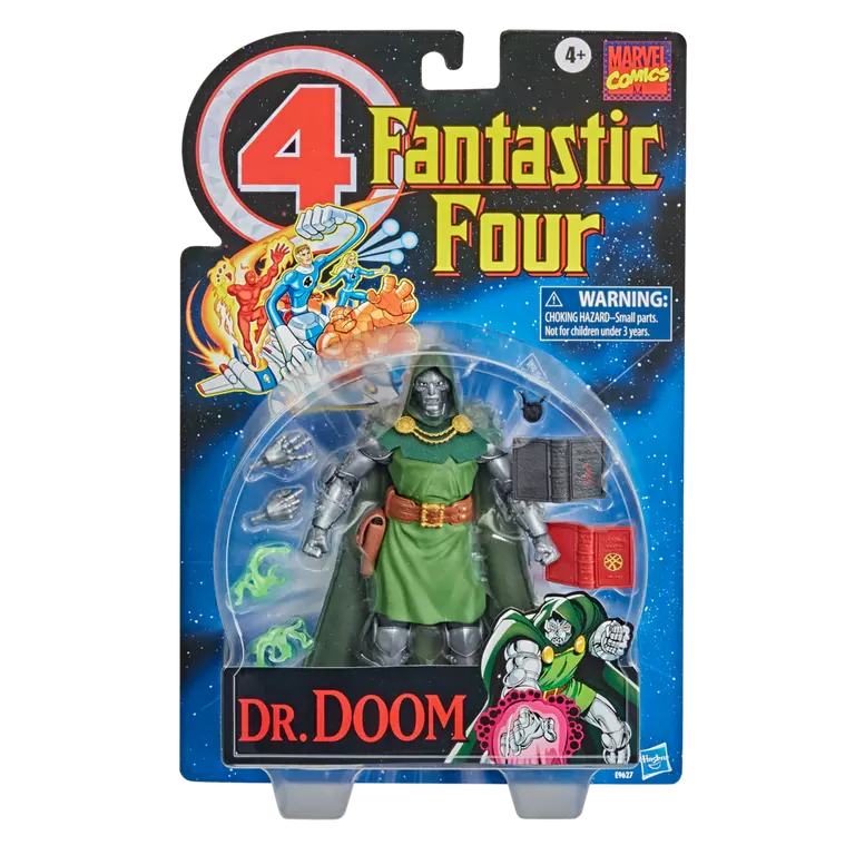 Marvel Legends Retro Doctor Doom – Fantastic Four Villain (6-Inch Figure) | 1 Per Customer