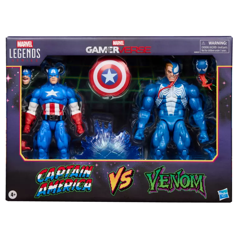 Marvel Legends Series Gamerverse Captain America vs Venom