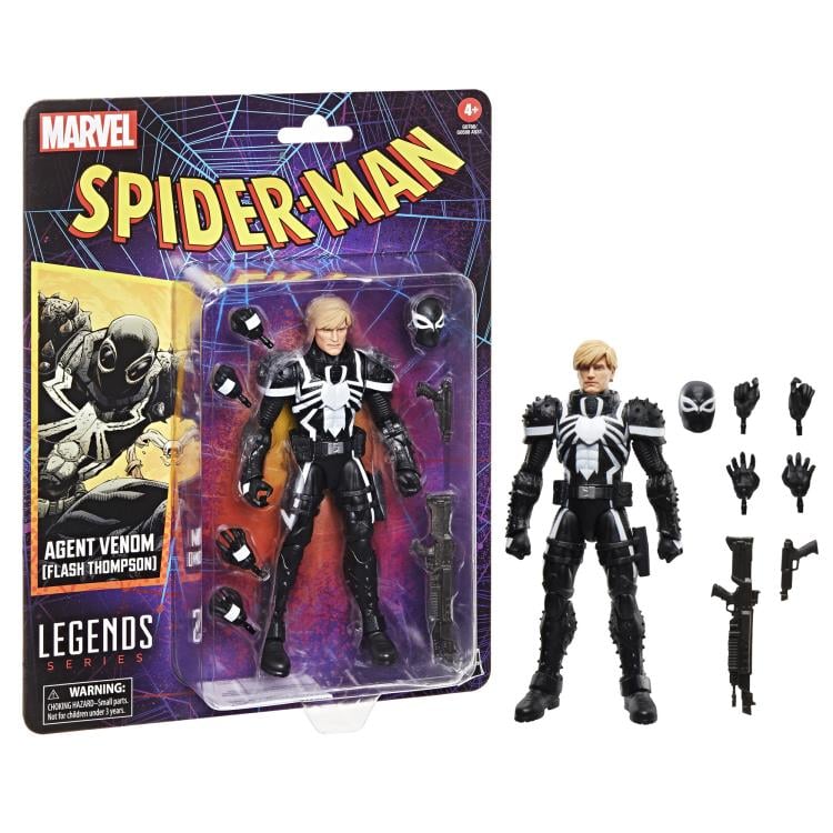 Marvel Legends Retro Series: Agent Venom (Flash Thompson) Action Figure