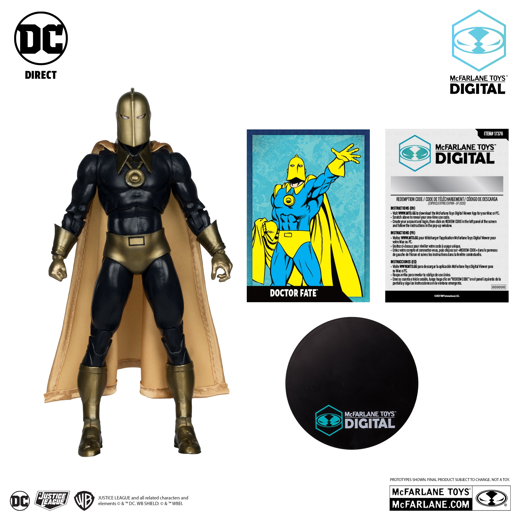 DC: The Silver Age Doctor Fate Platinum Edition 7" Action Figure | 1 Per Customer