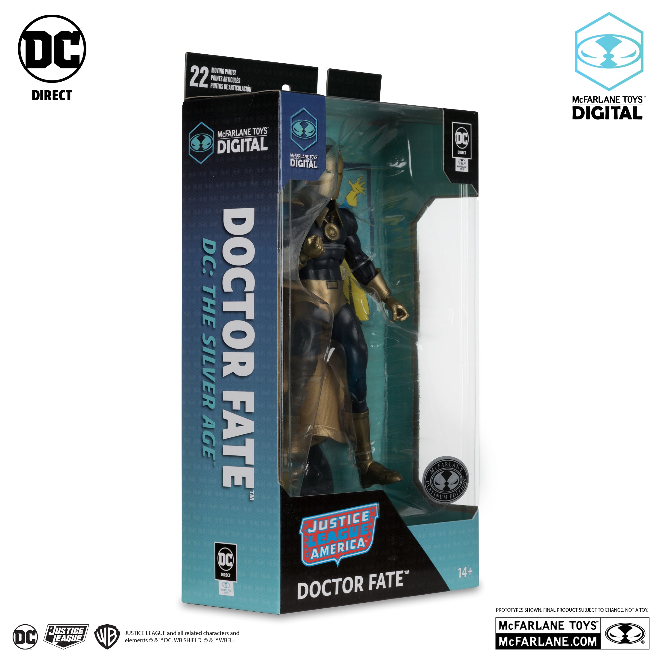 DC: The Silver Age Doctor Fate Platinum Edition 7" Action Figure | 1 Per Customer