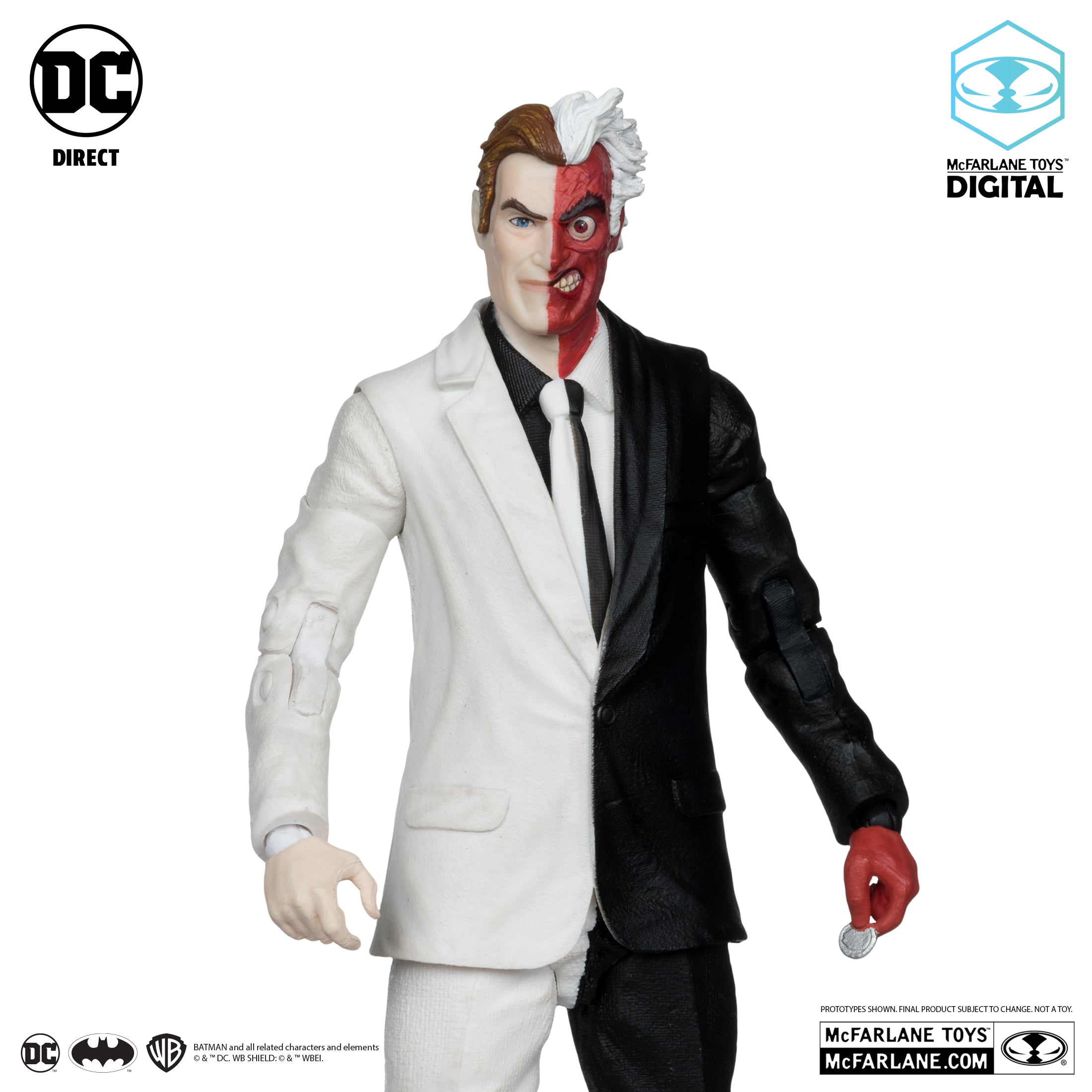 DC: The Silver Age Two-Face Platinum Edition  7" Action Figure (With Digital Code) | 1 Per Customer (Copy)