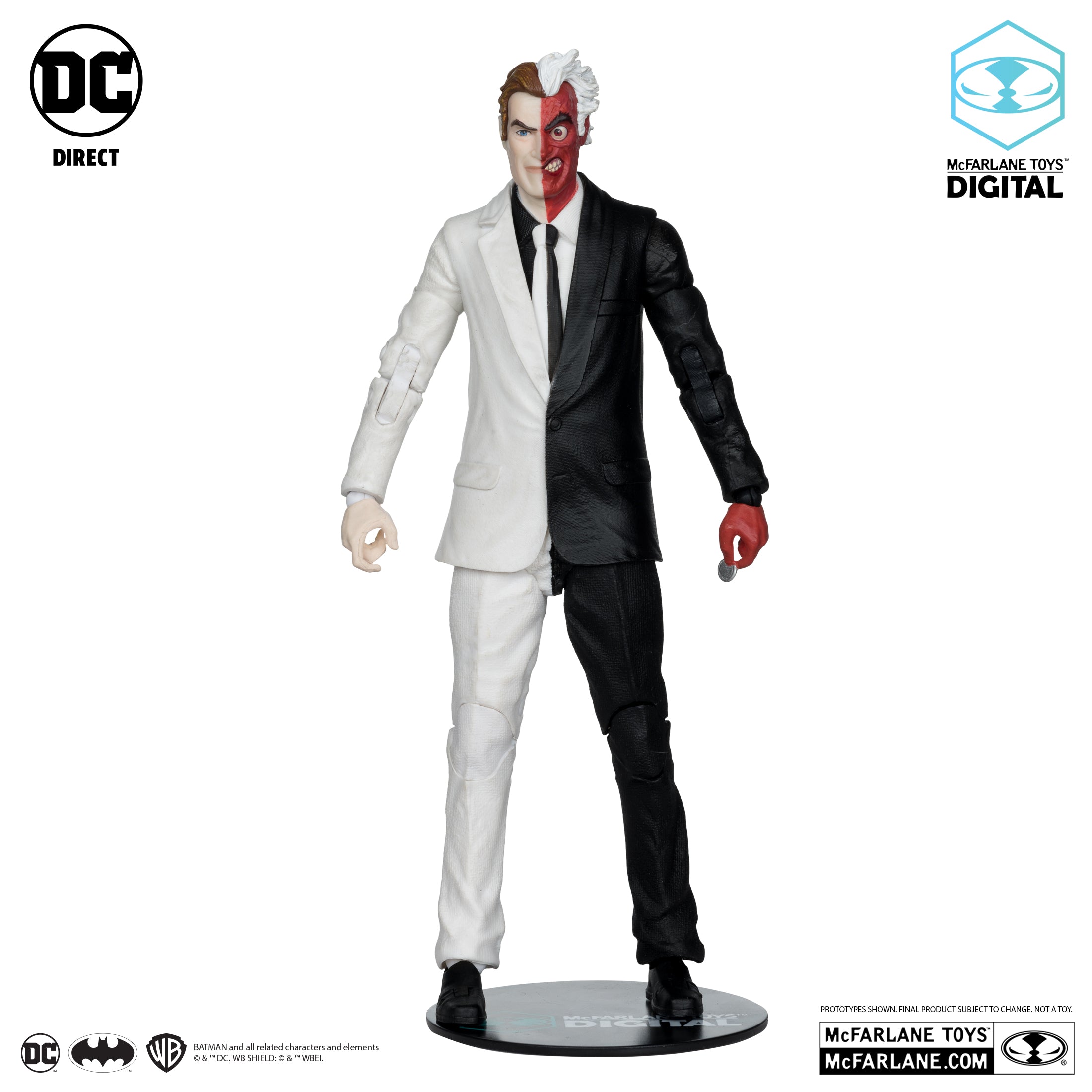 DC: The Silver Age Two-Face Platinum Edition  7" Action Figure (With Digital Code) | 1 Per Customer (Copy)