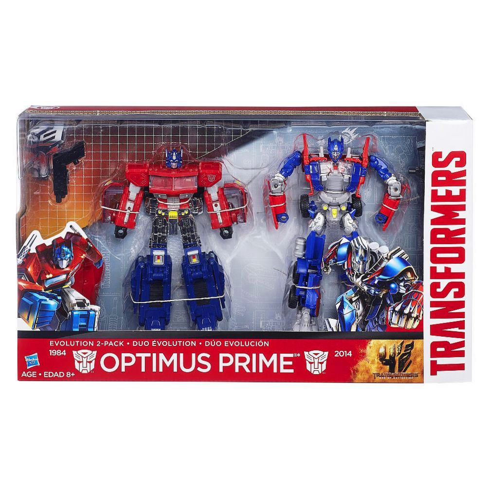 Transformers Optimus Prime Evolution 2 Pack