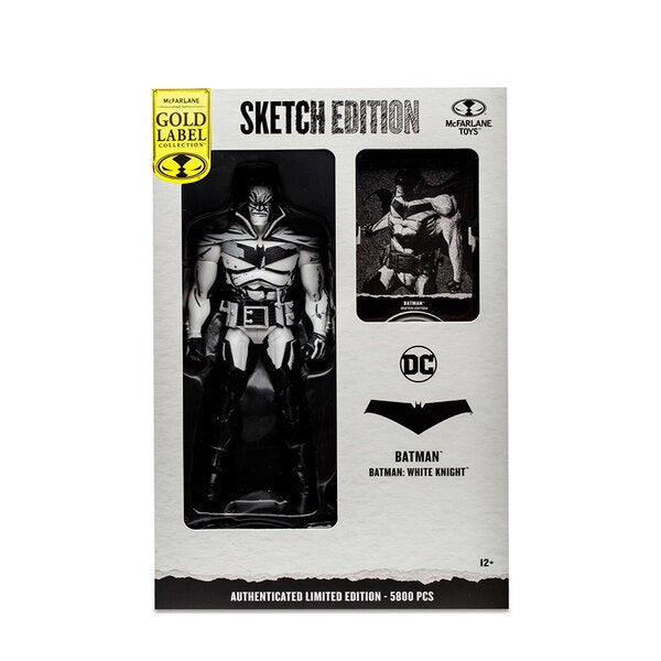 DC Multiverse Batman White Knight Sketch Edition Gold Label Exclusive-11