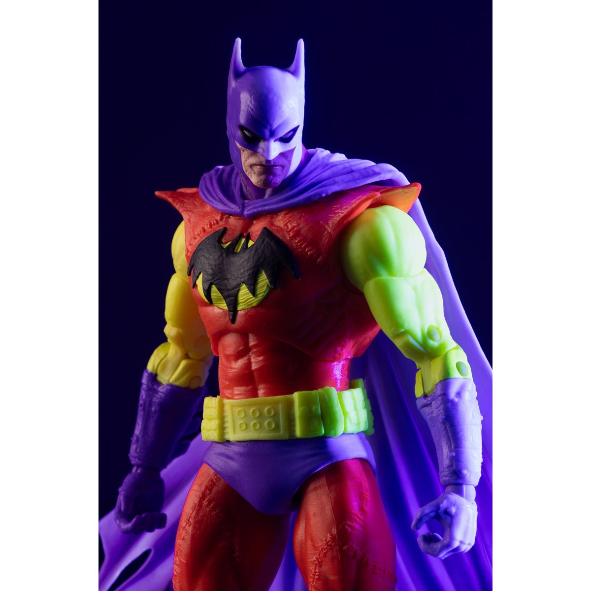 DC Multiverse Batman of Zur-En-Arh Black Light Gold Label Action Figure | Exclusive