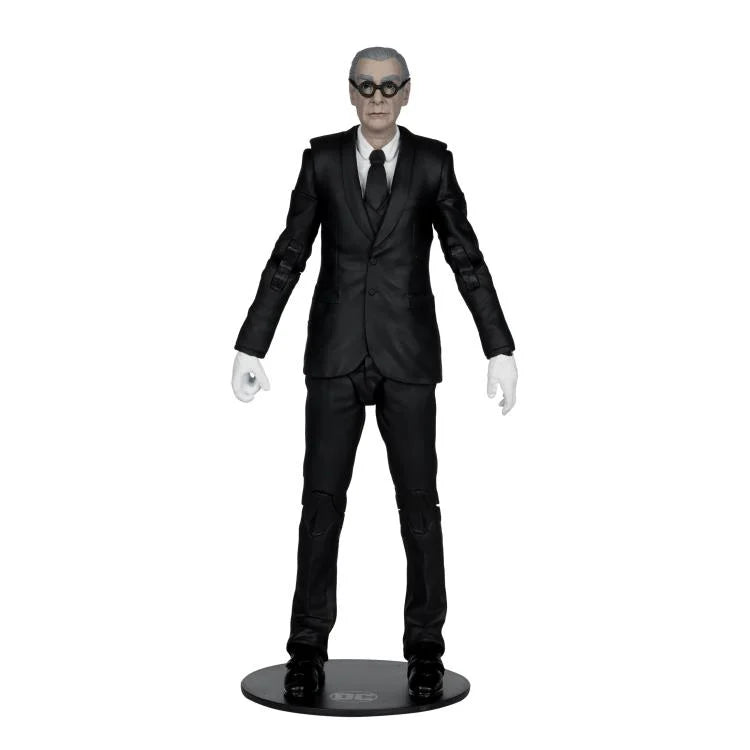 DC Multiverse Batman Forever Alfred Pennyworth & Batmobile