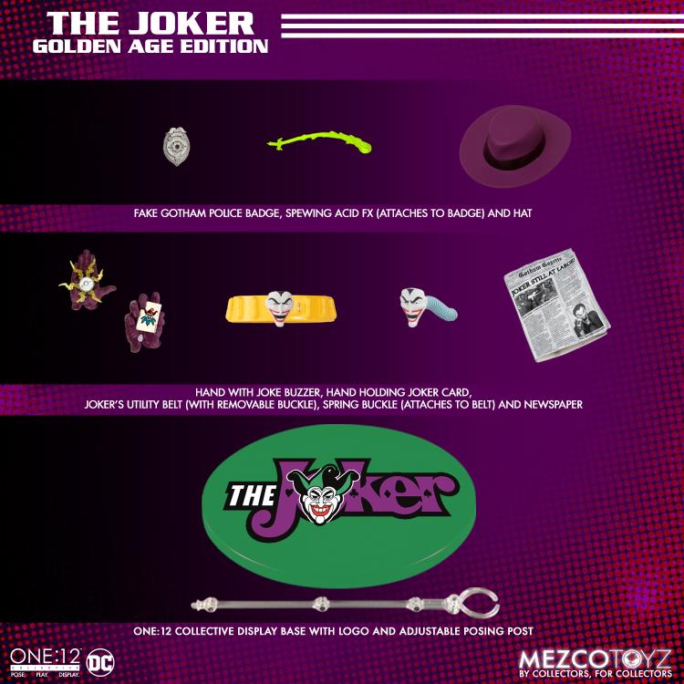 DC Comics One:12 Collective The Joker | Golden Age Edition