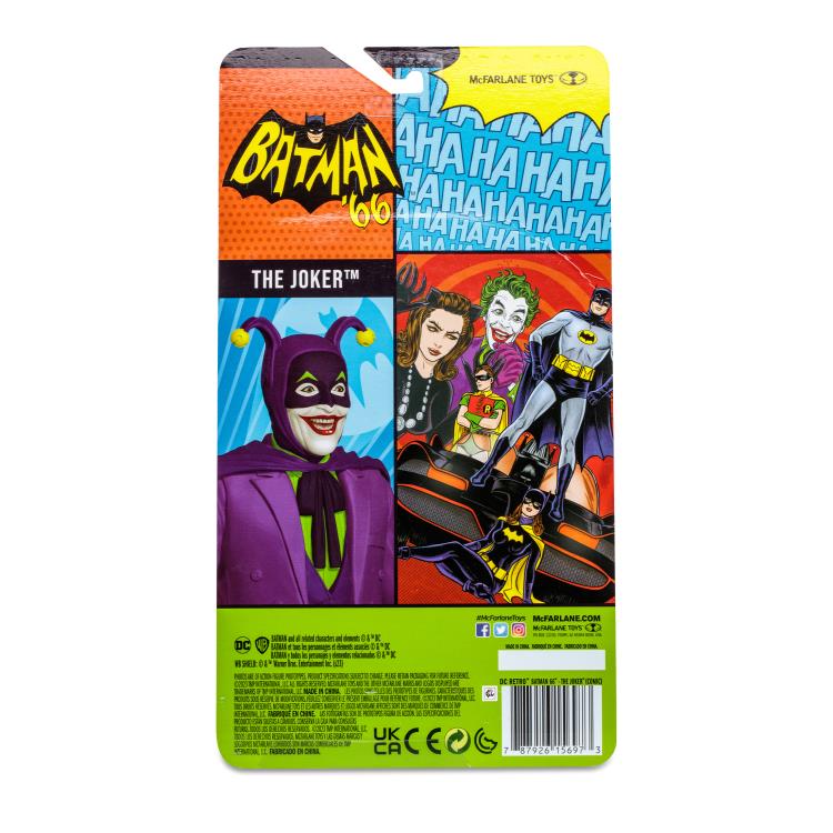 Figura de acción retro del Joker de Batman '66 de DC