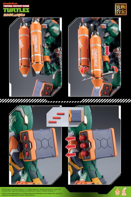 Heatboys Teenage Mutant Ninja Turtles HB0014 Michelangelo Action Figure