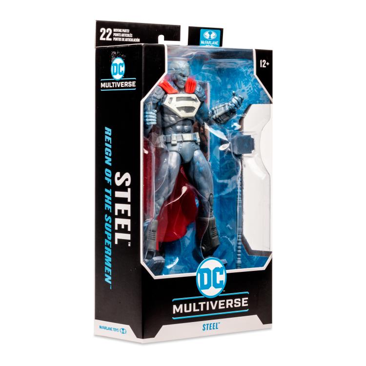 Reign of the Supermen DC Multiverse Steel Action Figure-10