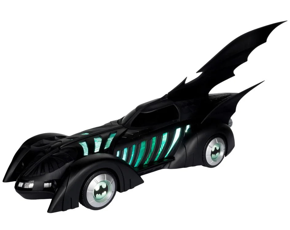 DC Multiverse Batman Forever Alfred Pennyworth & Batmobile