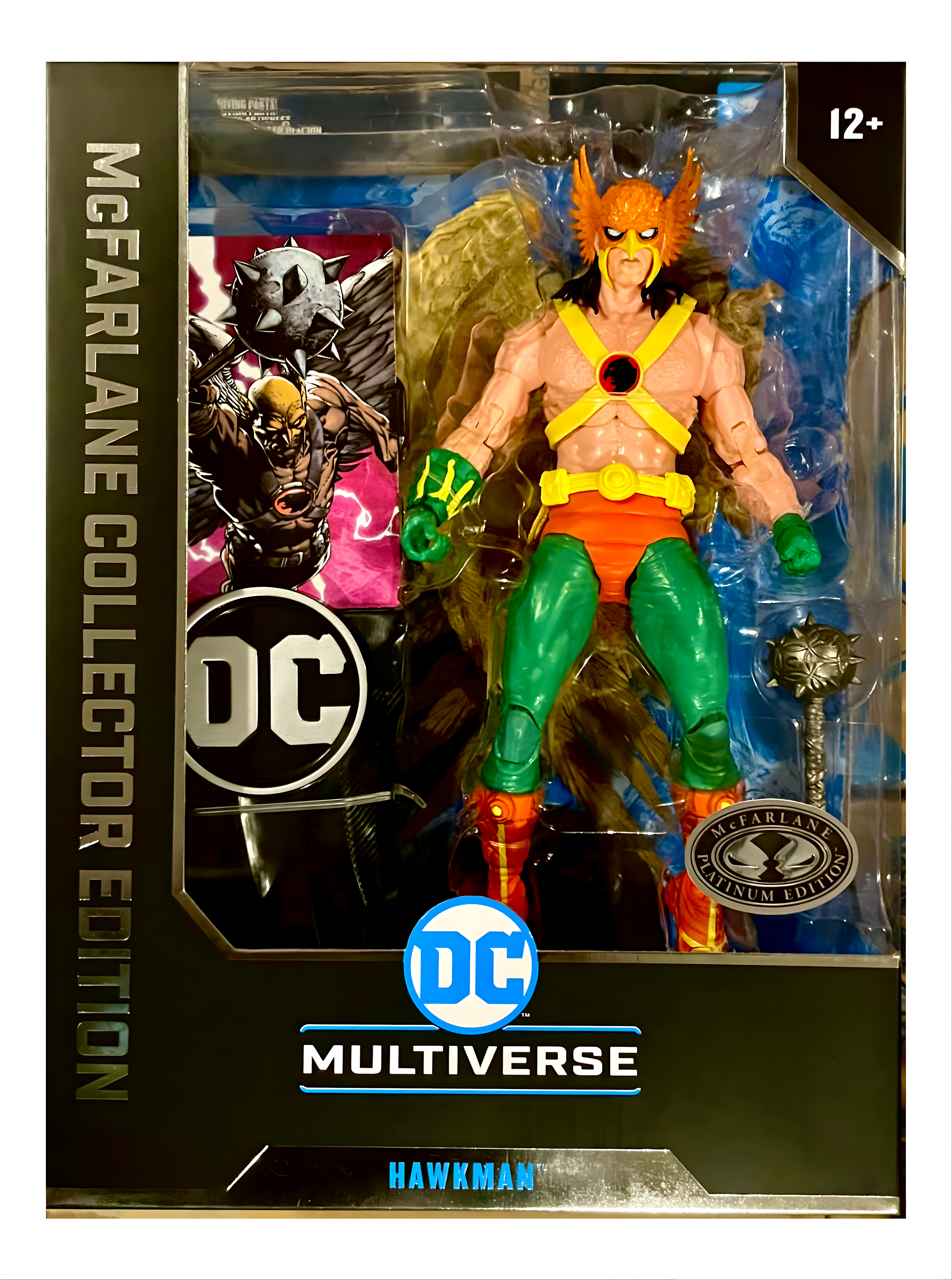 Zero Hour DC Multiverse Collector Edition Hawkman Platinum (Chase) Action Figure-1
