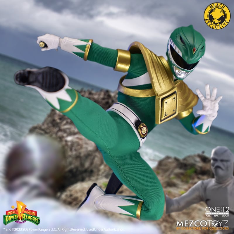 Mezco One:12 Collective Mighty Morphin’ Power Rangers | MDX Green Ranger-13