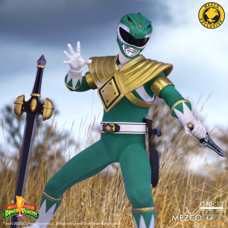 Mezco One:12 Collective Mighty Morphin’ Power Rangers | MDX Green Ranger-6