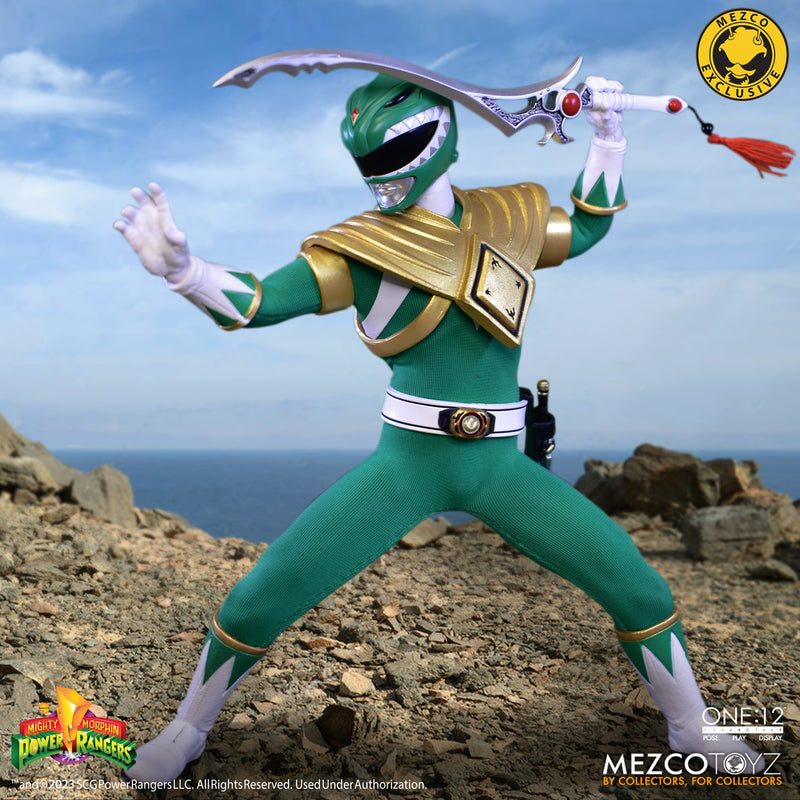 Mezco One:12 Collective Mighty Morphin’ Power Rangers | MDX Green Ranger-10