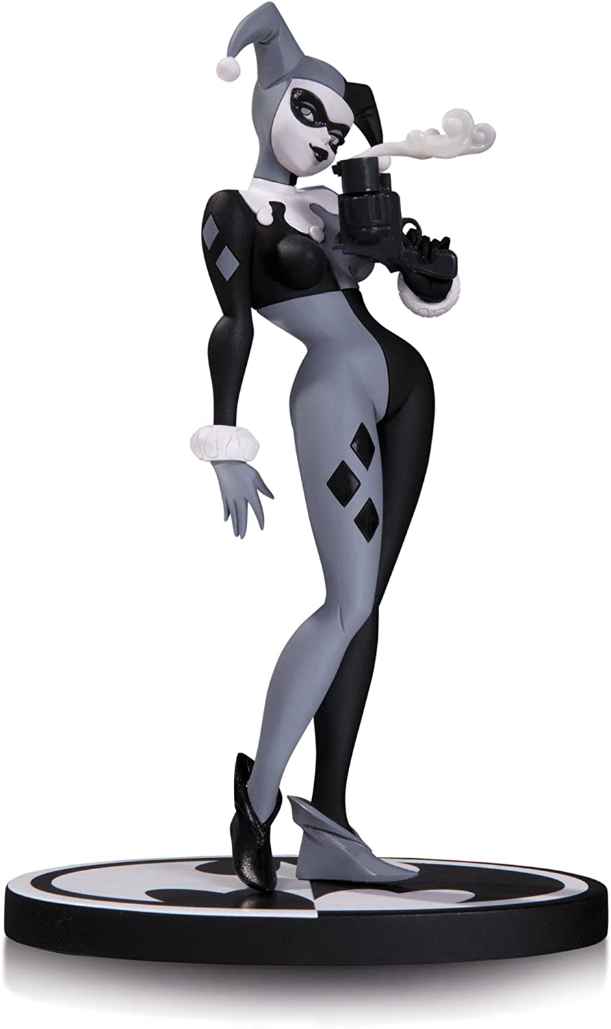 Black & White Harley Quinn Statue (2nd Ed.) | DC Collectibles