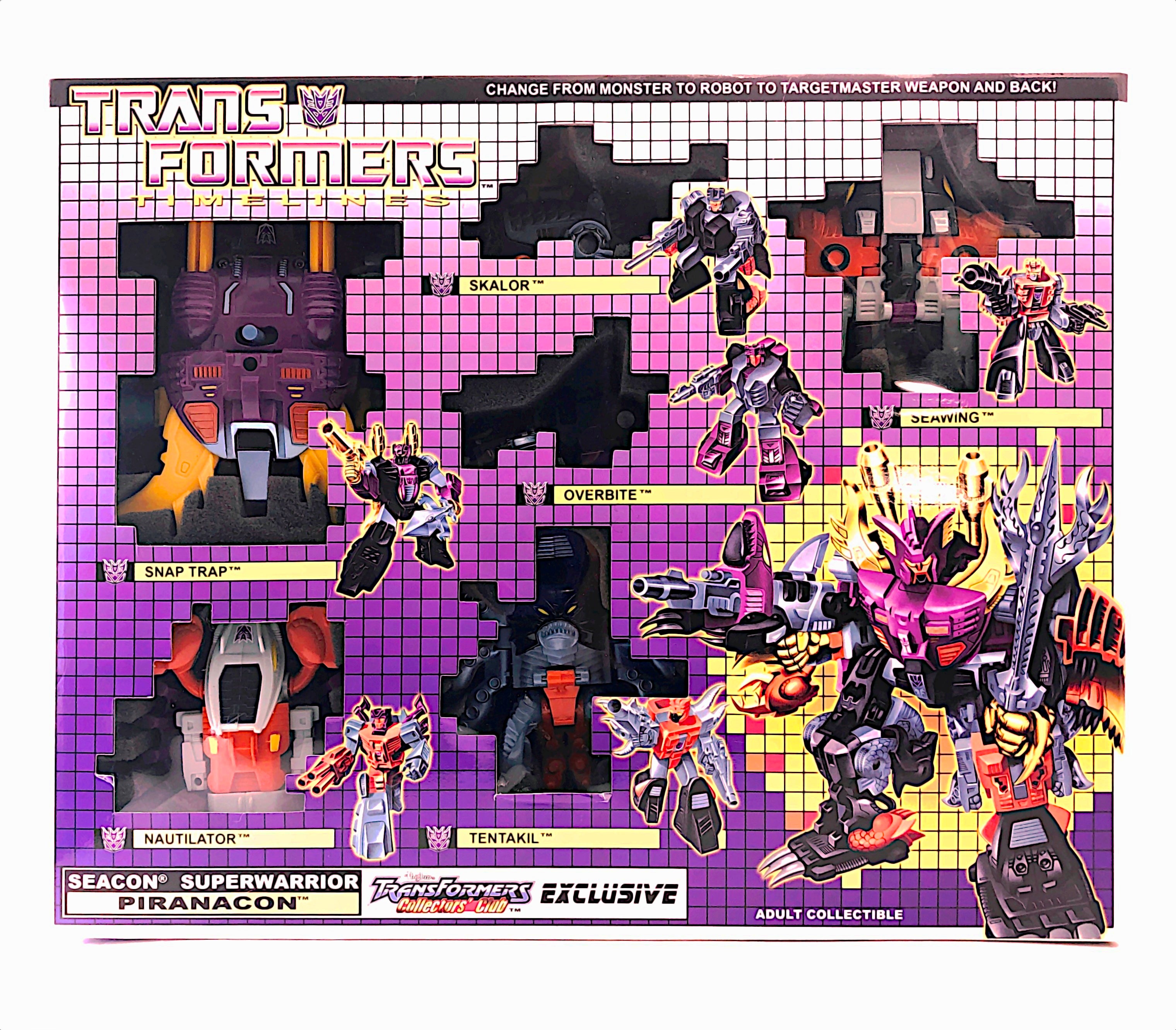 Transformers Collectors Club Exclusive | Transformers Timelines G-1 Piranacon-6