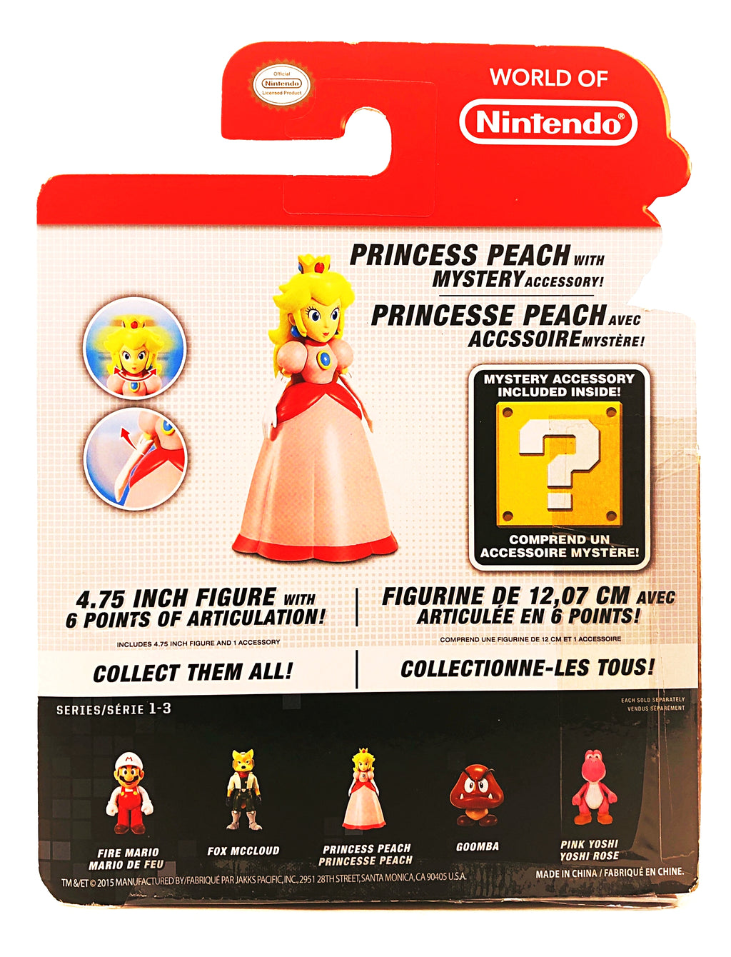 Mundo de Nintendo: Princesa Peach (Nintendo/Jakks Pacific, 2015)