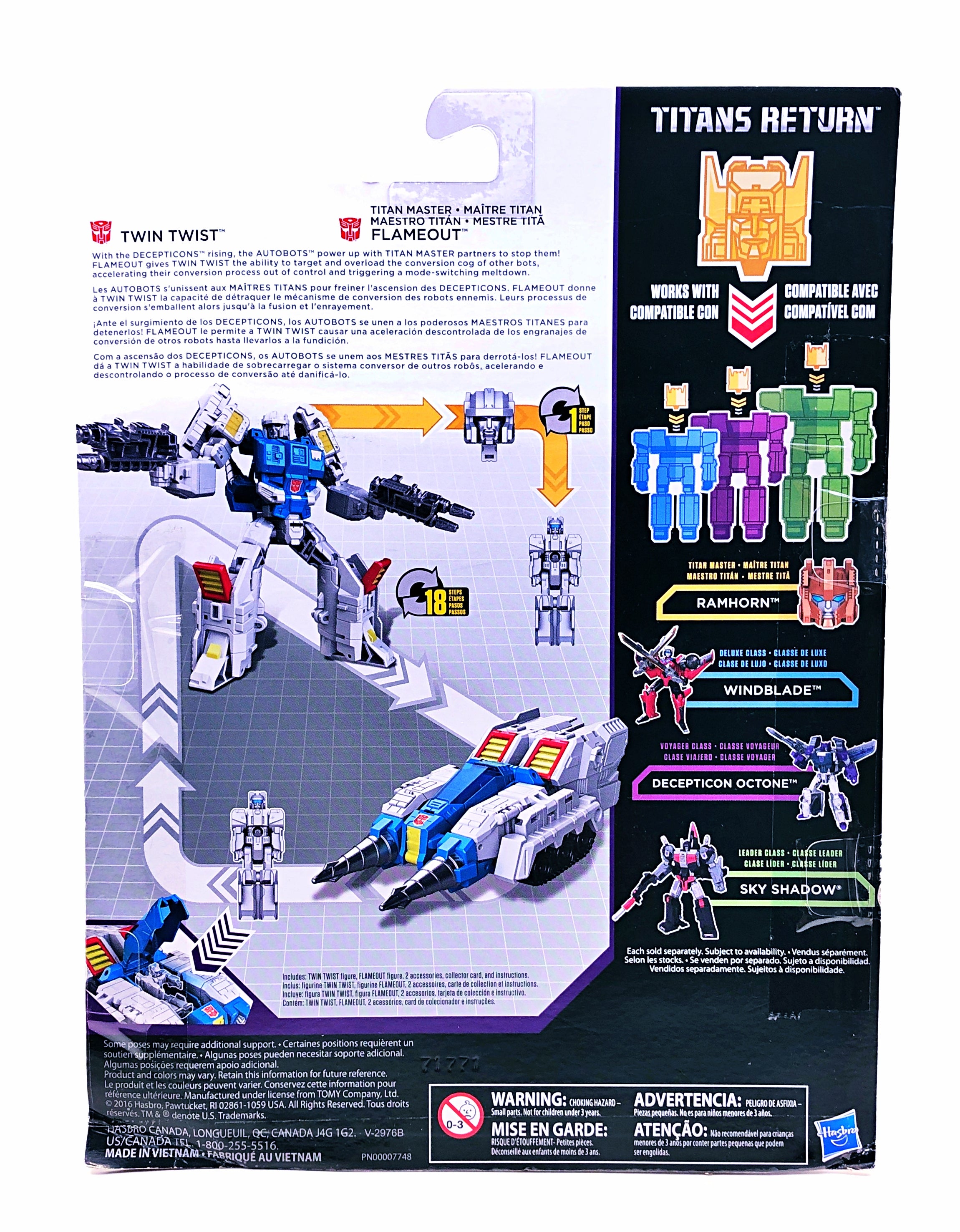 Titans Return Twin Twist & Flameout (Hasbro)